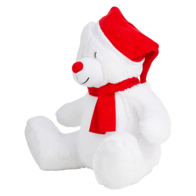 Zipped Christmas cuddly toy bear